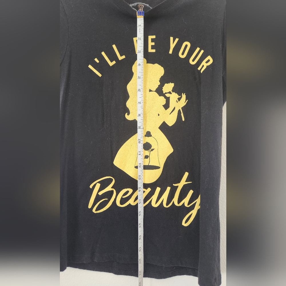 Disney Black Beauty and The Beast I'll Be Your Beauty Girls T-Shirt Size Small - Picture 9 of 11